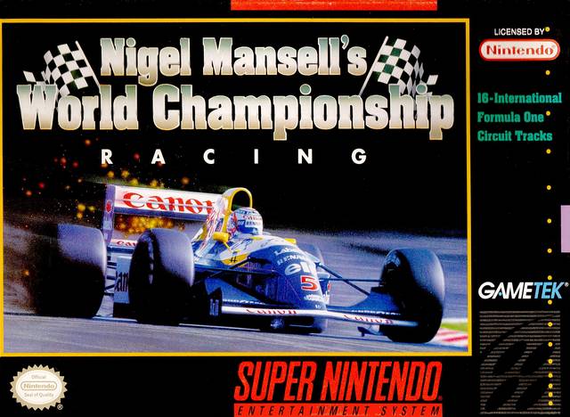Nigel Mansell's World Championship Racing (Super Nintendo) - for just $0! 