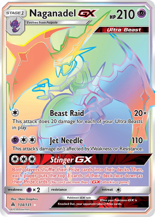 Naganadel GX (134/131) [Sun & Moon: Forbidden Light] - for just $7.90! 