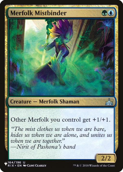 Merfolk Mistbinder [The List] - Just $0.15! Shop now at Retro Gaming of Denver