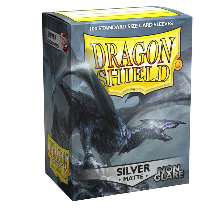 Dragon Shield: Standard 100ct Sleeves - Silver (Non-Glare Matte) - Just $0! Shop now at Retro Gaming of Denver