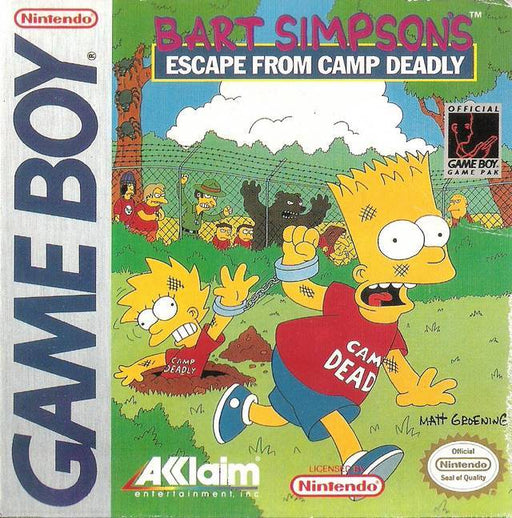 Bart Simpson's Escape from Camp Deadly (Gameboy) - for just $0! 