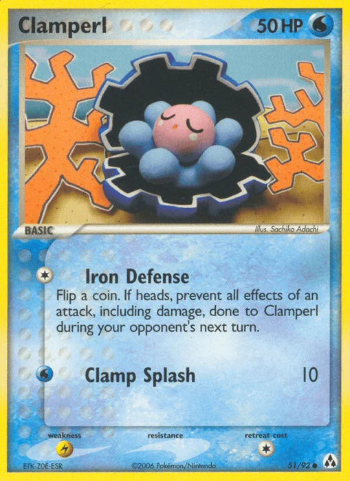 Clamperl (51/92) [EX: Legend Maker] - for just $0.20! 