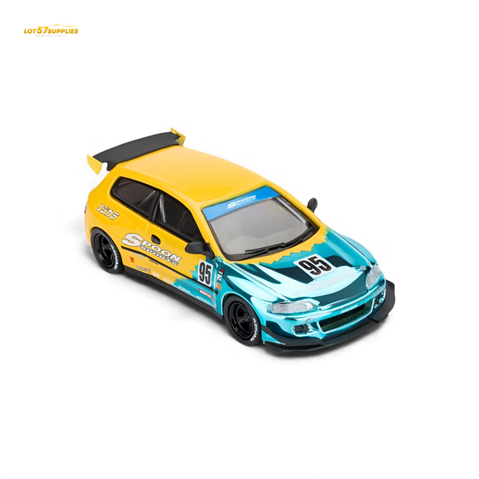 (Pre-Order) ET Model Honda Civic EG6 Rocket Bunny Spoon Blue 1:64 - for just $39.99! 