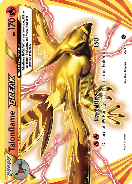 Talonflame BREAK (21/114) [XY: Steam Siege] - for just $2! 