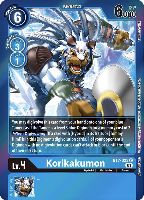 Korikakumon [BT7-023] (Event Pack 3) [Next Adventure Promos] - Just $1.60! Shop now at Retro Gaming of Denver