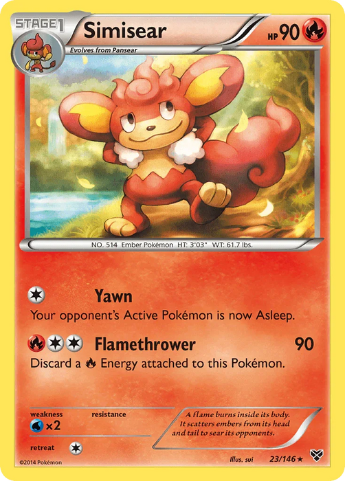 Simisear (23/146) [XY: Base Set] - for just $0.20! 