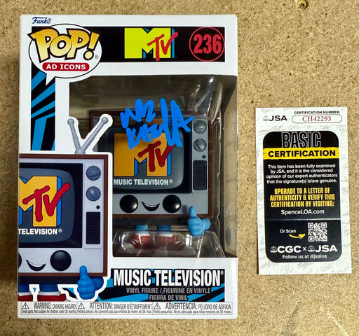 Taylor Gang Wiz Khalifa Signed 2024 MTV Funko Pop #236 With JSA COA - for just $200! 