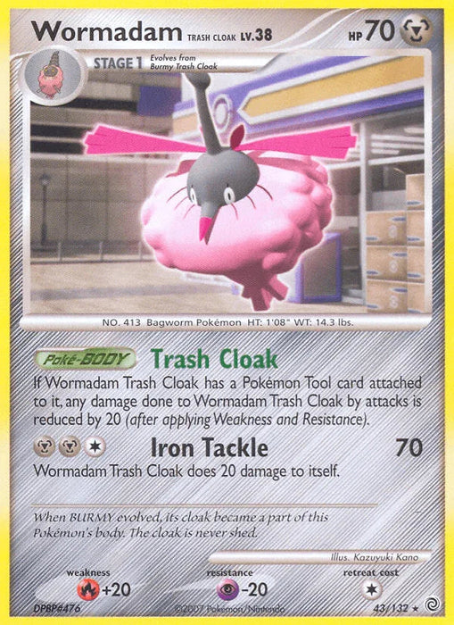 Wormadam Trash Cloak (43/132) [Diamond & Pearl: Secret Wonders] - for just $0.35! 