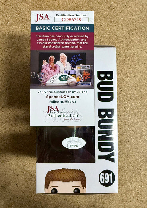 David Faustino Signed Married With Children Bud Bundy Funko Pop! #691 With JSA COA - for just $140! 