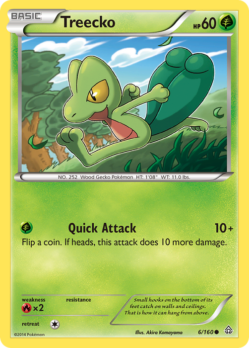 Treecko (6/160) [XY: Primal Clash] - Just $0.05! Shop now at Retro Gaming of Denver