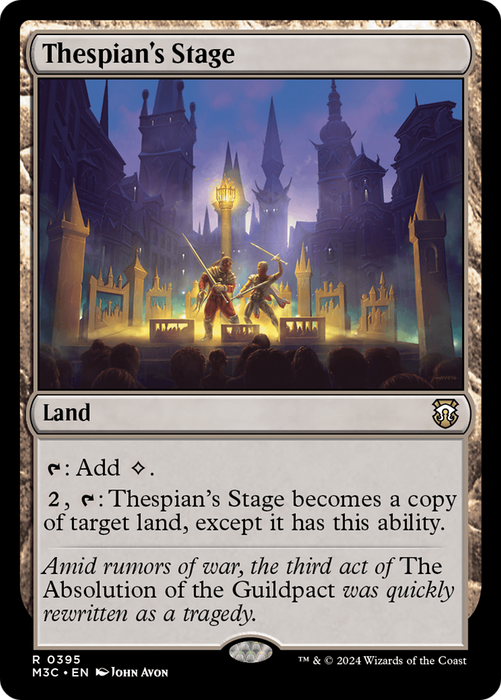 Thespian's Stage (Ripple Foil) [Modern Horizons 3 Commander] - for just $1.05! 