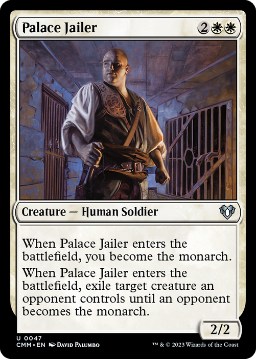 Palace Jailer [Commander Masters] - Just $0.10! Shop now at Retro Gaming of Denver