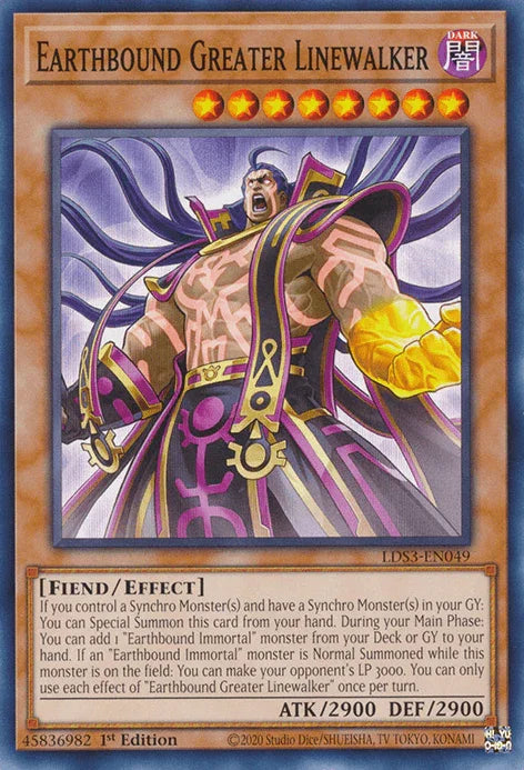Earthbound Greater Linewalker [LDS3-EN049] Common - for just $0.10! 