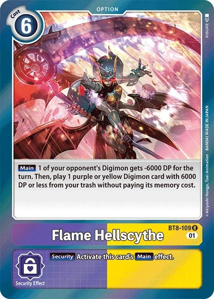 Flame Hellscythe [BT8-109] [Revision Pack Cards] - Just $0.09! Shop now at Retro Gaming of Denver