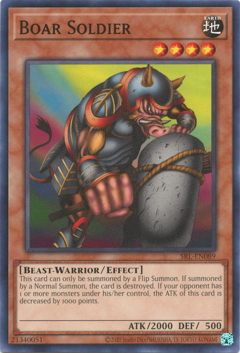 Boar Soldier (25th Anniversary) [SRL-EN089] Common - for just $0.10! 