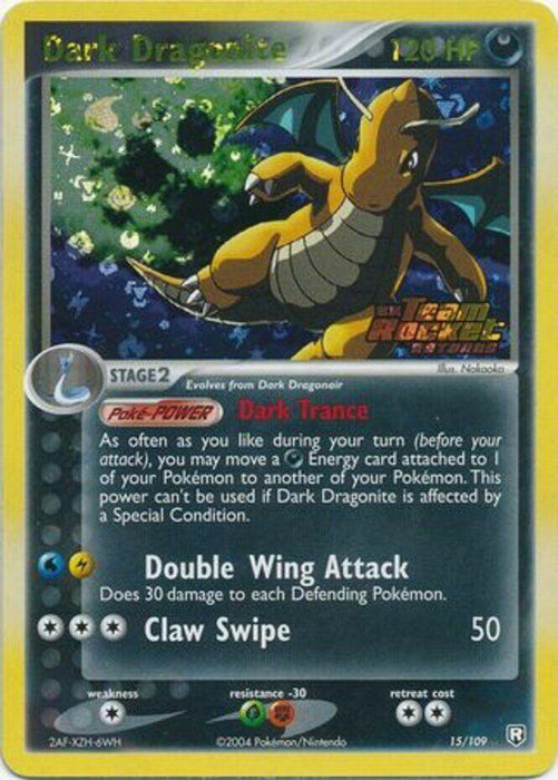 Dark Dragonite (15/109) (Stamped) [EX: Team Rocket Returns] - for just $168! 