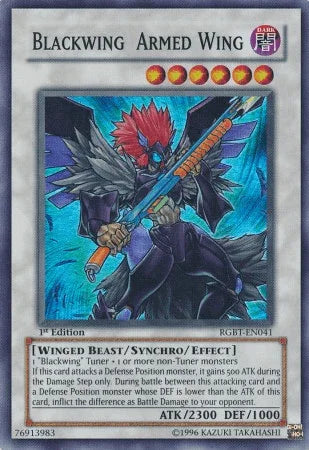 Blackwing Armed Wing [RGBT-EN041] Super Rare - for just $7! 