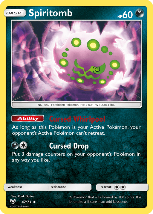 Spiritomb (47/73) [Sun & Moon: Shining Legends] - for just $0.10! 