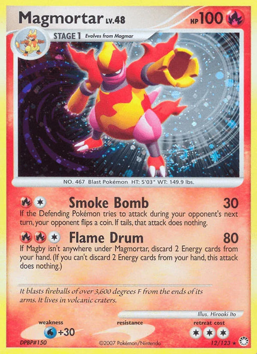 Magmortar (12/123) [Diamond & Pearl: Mysterious Treasures] - for just $2.05! 