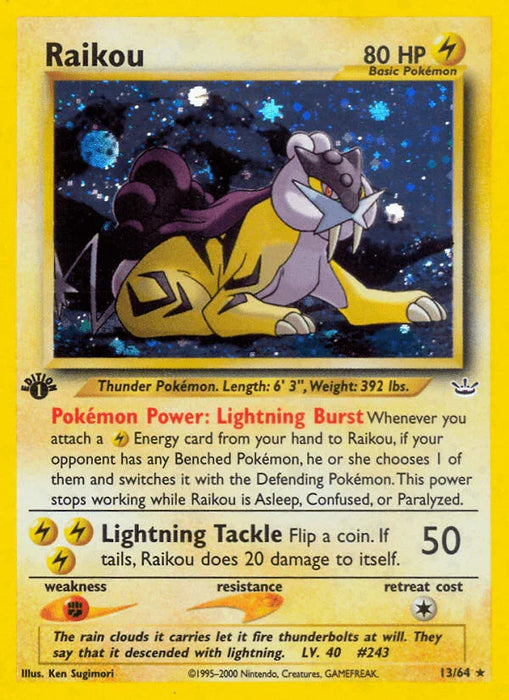 Raikou (13/64) [Neo Revelation 1st Edition] - for just $199.80! 