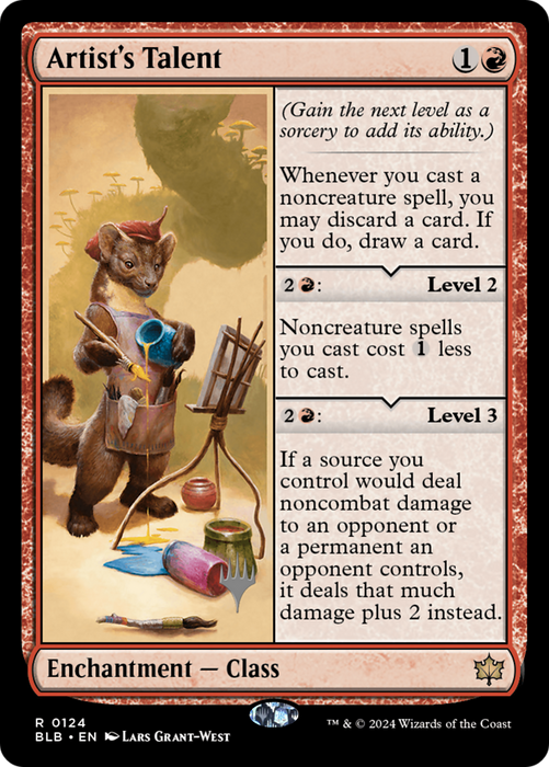 Artist's Talent (PPBLB-124) - Bloomburrow Promos - for just $2.37! 