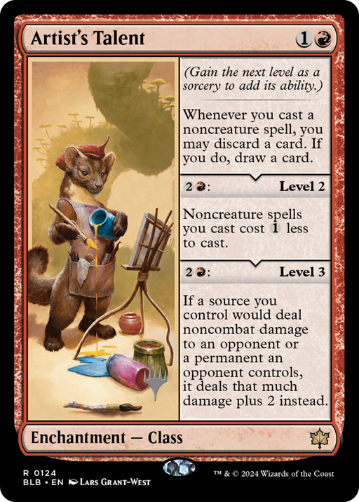 Artist's Talent (PPBLB-124) - Bloomburrow Promos - for just $2.37! 