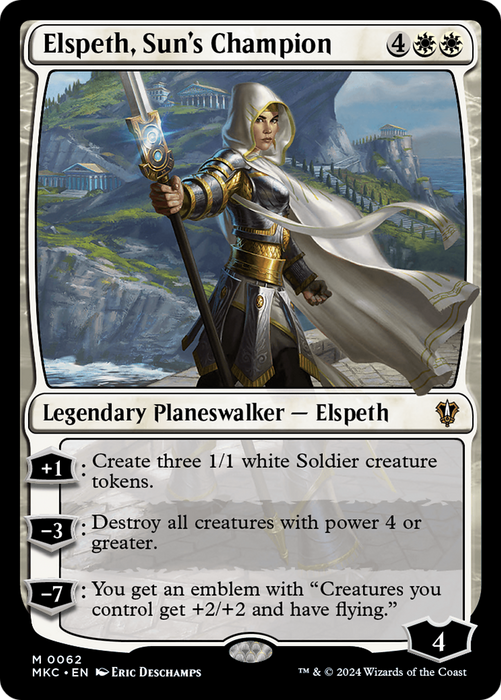 Elspeth, Sun's Champion (MKC-062) - Murders at Karlov Manor Commander - for just $0.56! 