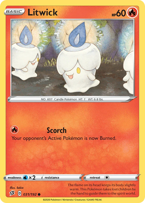 Litwick (031/192) [Sword & Shield: Rebel Clash] - for just $0.10! 