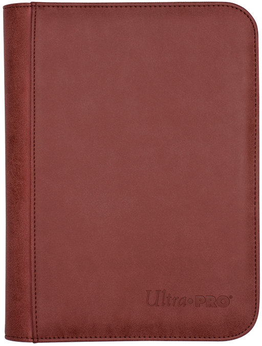 Ultra PRO: 4-Pocket Premium Zippered PRO-Binder - Suede Collection (Ruby) - Just $0! Shop now at Retro Gaming of Denver