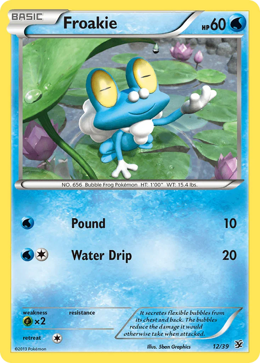 Froakie (12/39) [XY: Kalos Starter Set] - for just $0.25! 