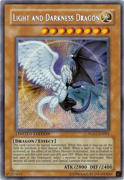 Light and Darkness Dragon [YG01-EN001] Secret Rare - for just $14.40! 