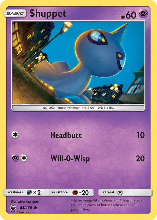 Shuppet (63/168) [Sun & Moon: Celestial Storm] - Just $0.10! Shop now at Retro Gaming of Denver