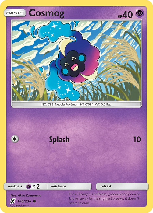 Cosmog (100/236) [Sun & Moon: Unified Minds] - for just $0.10! 