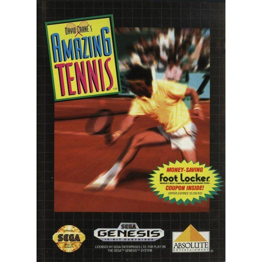 David Crane's Amazing Tennis (Sega Genesis) - Just $0! Shop now at Retro Gaming of Denver