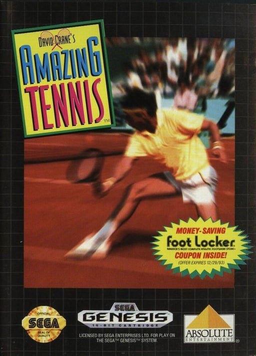 David Crane's Amazing Tennis (Sega Genesis) - for just $0! 