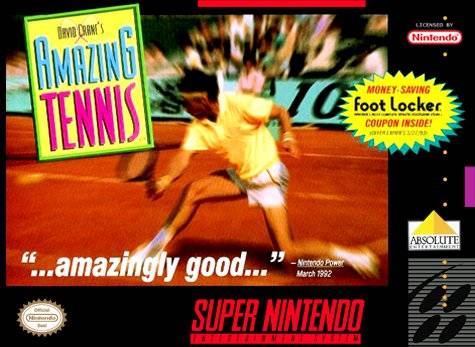 David Crane's Amazing Tennis (Super Nintendo) - for just $0! 