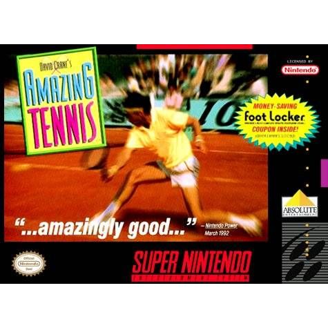 David Crane's Amazing Tennis (Super Nintendo) - Just $0! Shop now at Retro Gaming of Denver