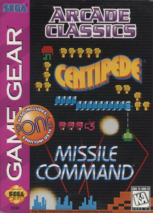 Arcade Classics (Sega Game Gear) - for just $0! 