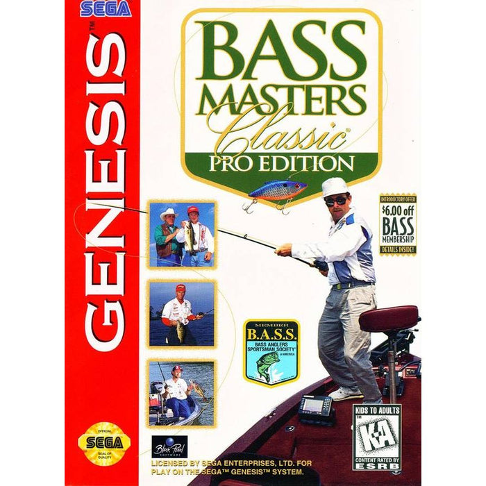 Bass Masters Classic: Pro Edition (Sega Genesis) - Just $0! Shop now at Retro Gaming of Denver