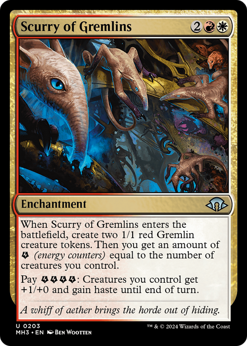 Scurry of Gremlins (MH3-203) - Modern Horizons 3 - for just $0.04! 