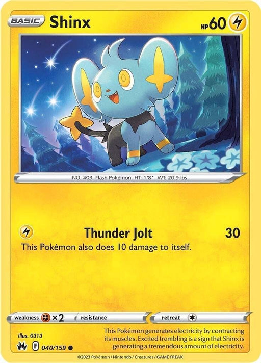 Shinx (040/159) (40) [Sword & Shield: Crown Zenith] - for just $0.10! 