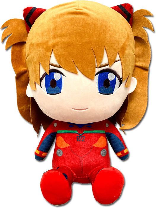EVANGELION NEW MOVIE - ASUKA PLUG SUIT SITTING PLUSH - for just $39.99! 