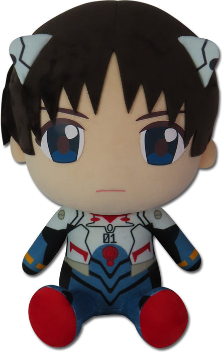 Evangelion Shinji Ikari Plug Suit Sitting Plush - Official New Movie Collectible - for just $39.99! 