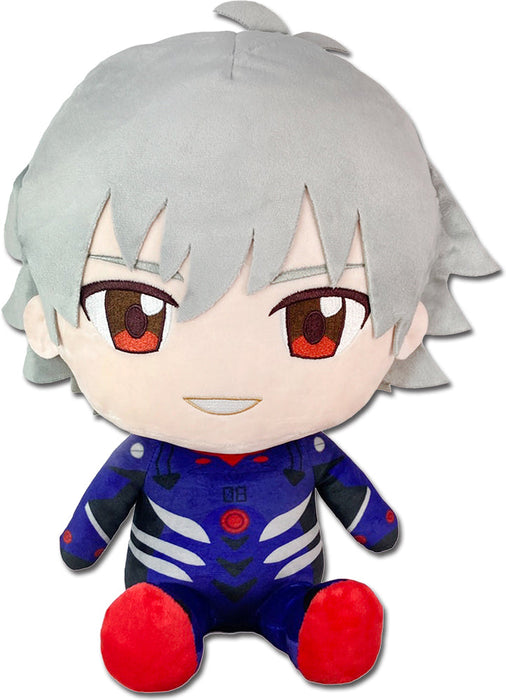 EVANGELION NEW MOVIE - KAWORU PLUG SUIT SITTING PLUSH 12" H - for just $39.99! 