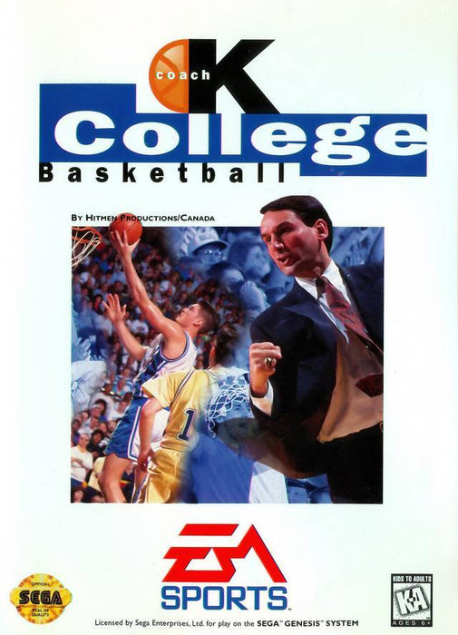 Coach K College Basketball (Sega Genesis) - for just $0! 