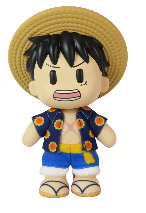 ONE PIECE - LUFFY DRESS ROZA PLASTIC HEAD MOVEABLE VER PLUSH 4.5'' - Just $22.95! Shop now at Retro Gaming of Denver