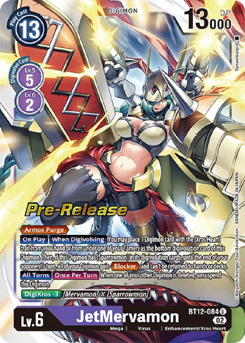 JetMervamon [BT12-084] [Across Time Pre-Release Cards] - Just $0.30! Shop now at Retro Gaming of Denver