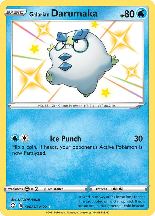 Galarian Darumaka (SV023/SV122) [Sword & Shield: Shining Fates] - for just $0.70! 