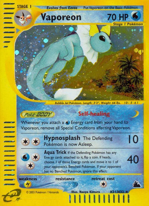 Vaporeon (H31/H32) [Skyridge] - for just $140! 