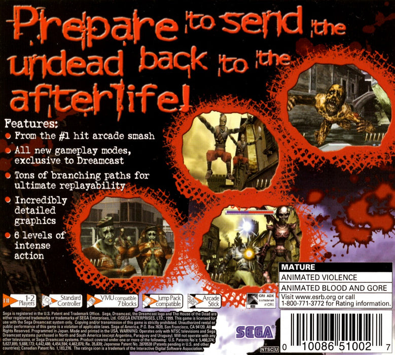 The House of the Dead 2 – Sega Dreamcast (DC) - for just $0! 